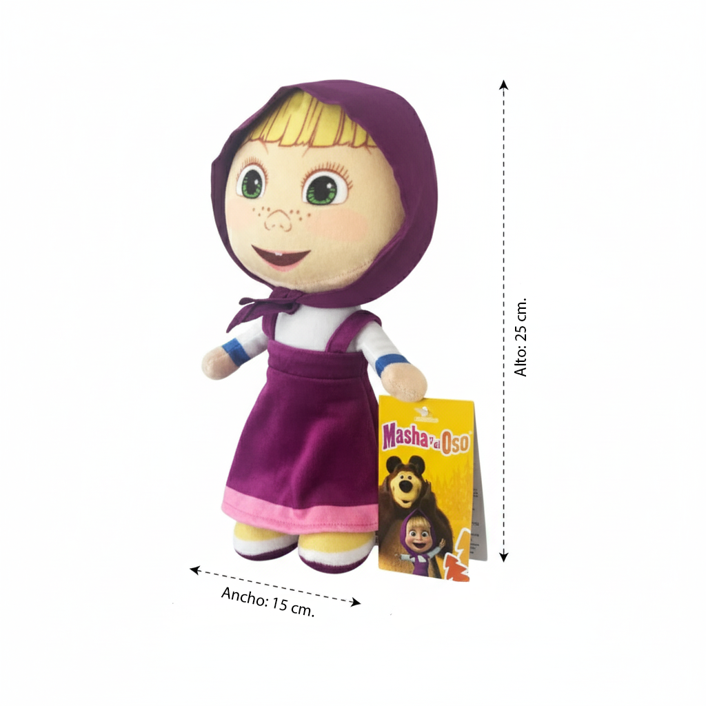 Peluche Masha - Masha y el Oso-3