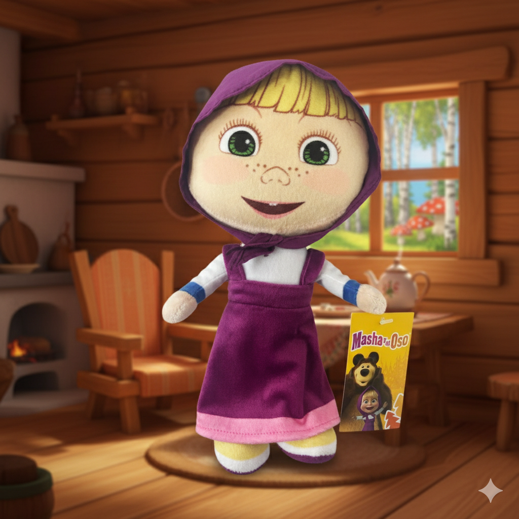 Peluche Masha - Masha y el Oso-4
