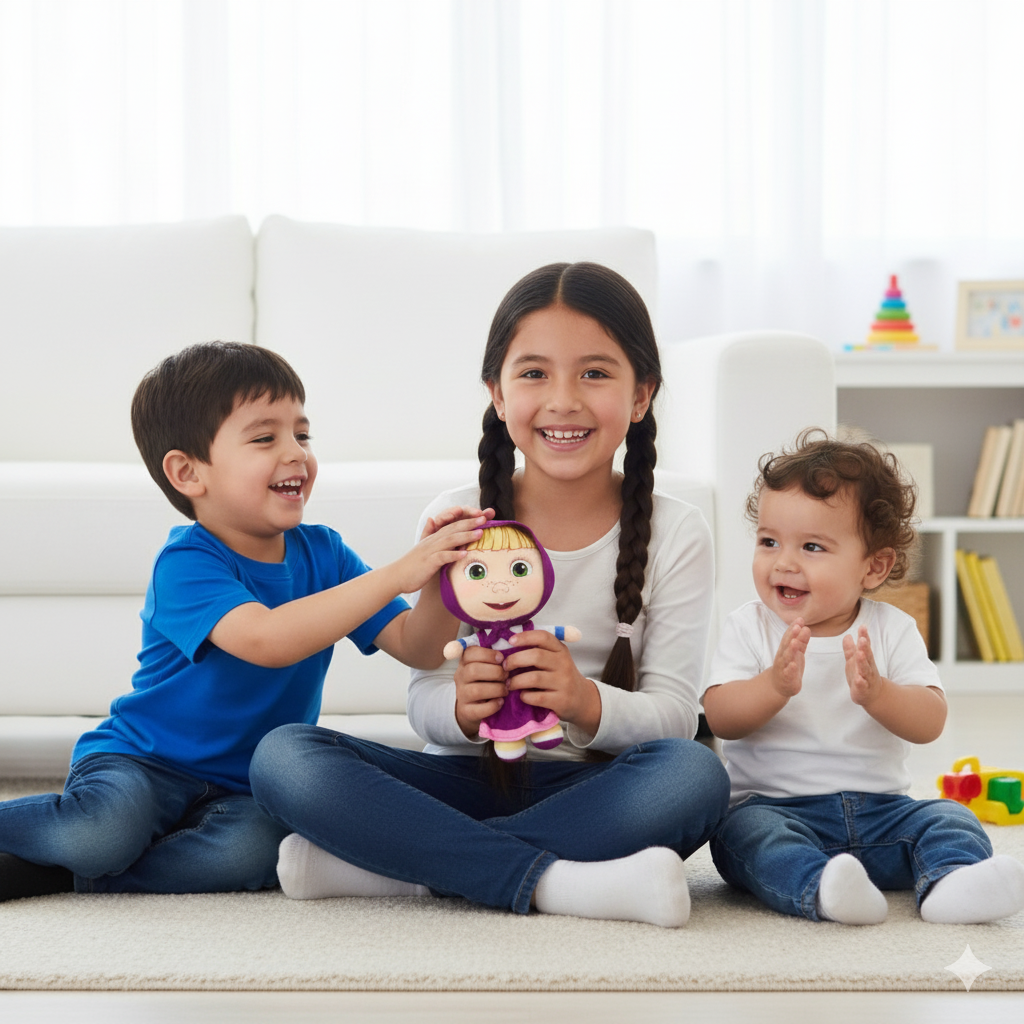 Peluche Masha - Masha y el Oso-5