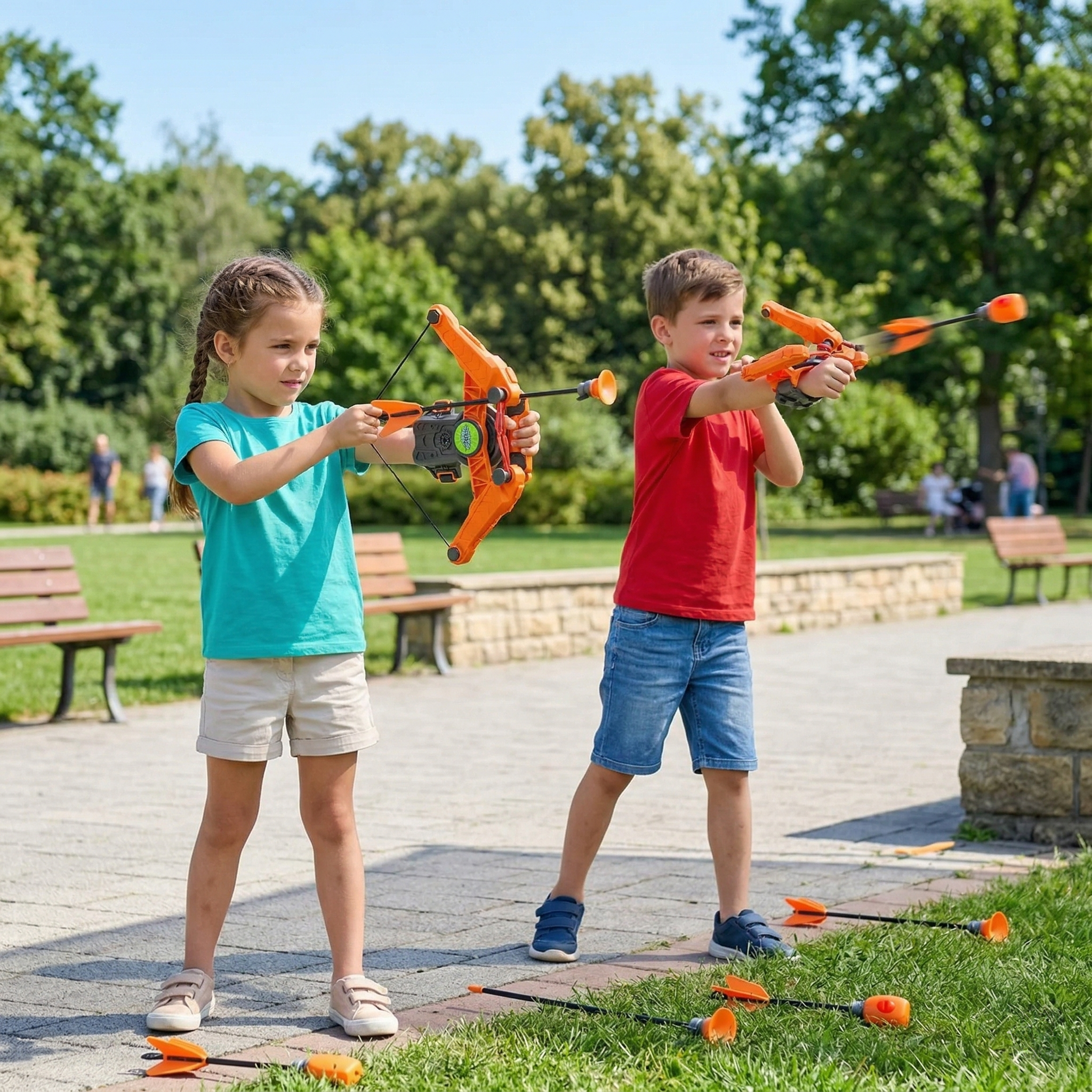 Juguete Lanzador Con 3 Flechas - Toyng-4