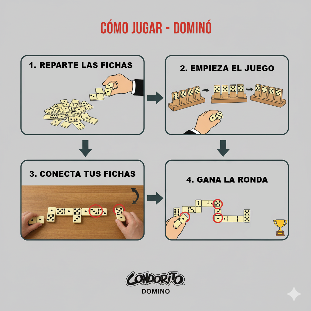 Juego de Mesa Dominó - Condorito-6