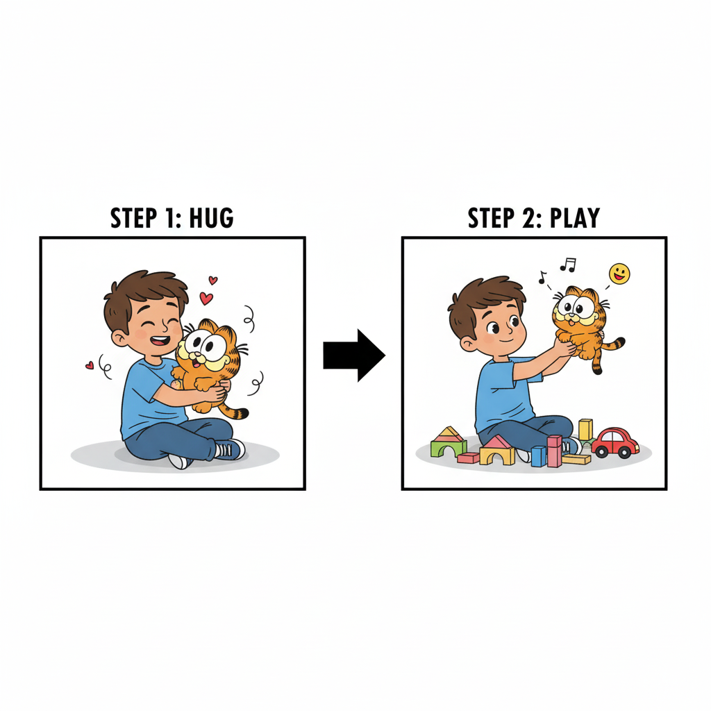 Peluche Baby Garfield 20 cm - Garfield-7