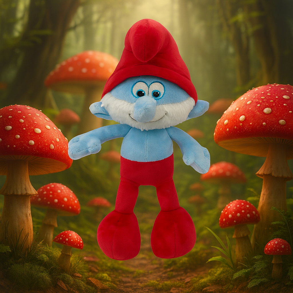 Peluche Papá Pitufo - Los Pitufos-5
