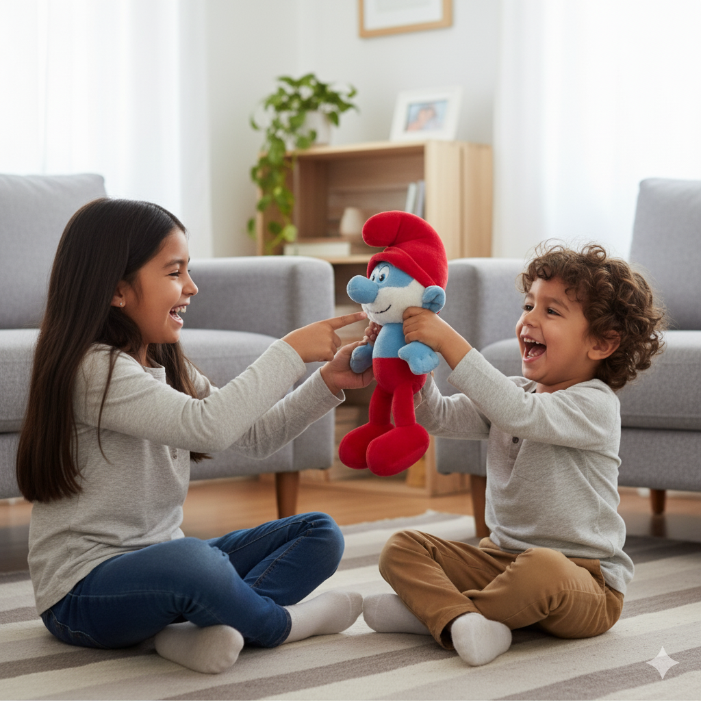 Peluche Papá Pitufo - Los Pitufos-6
