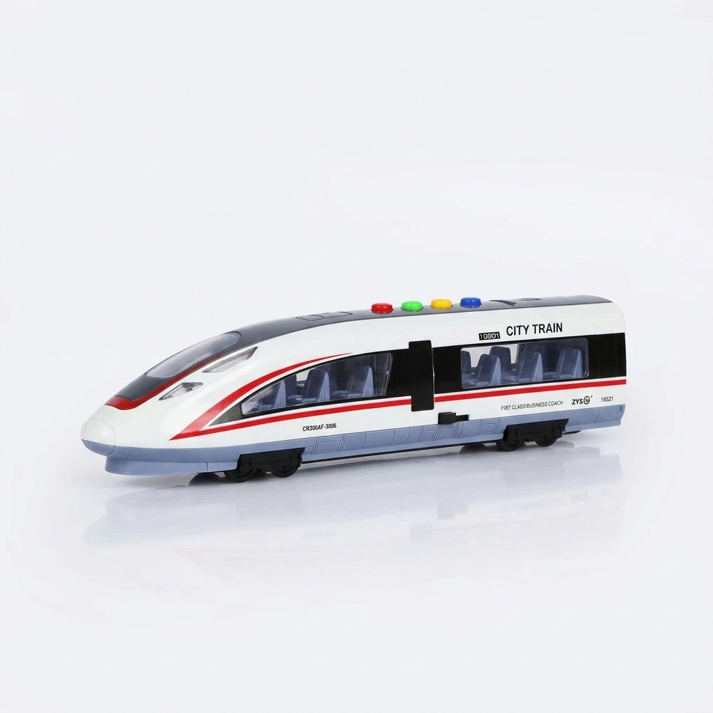 Tren Bala de Juguete para Niños con Luces y Sonido - Toyng-2