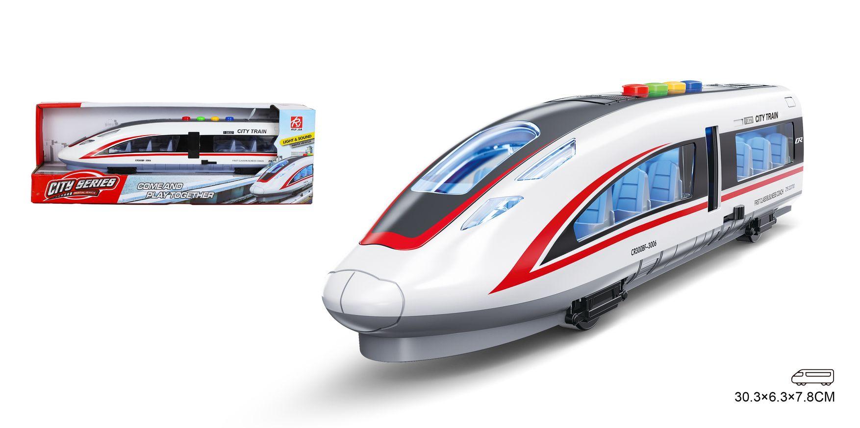Tren Bala de Juguete para Niños con Luces y Sonido - Toyng-5