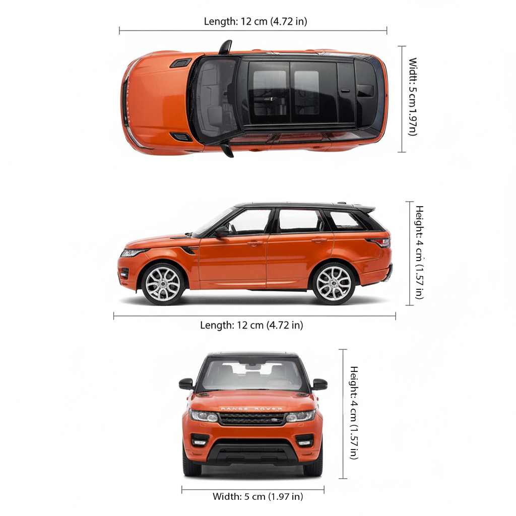 Suv Land Rover Range Rover - Welly Escala 1:34:39-4