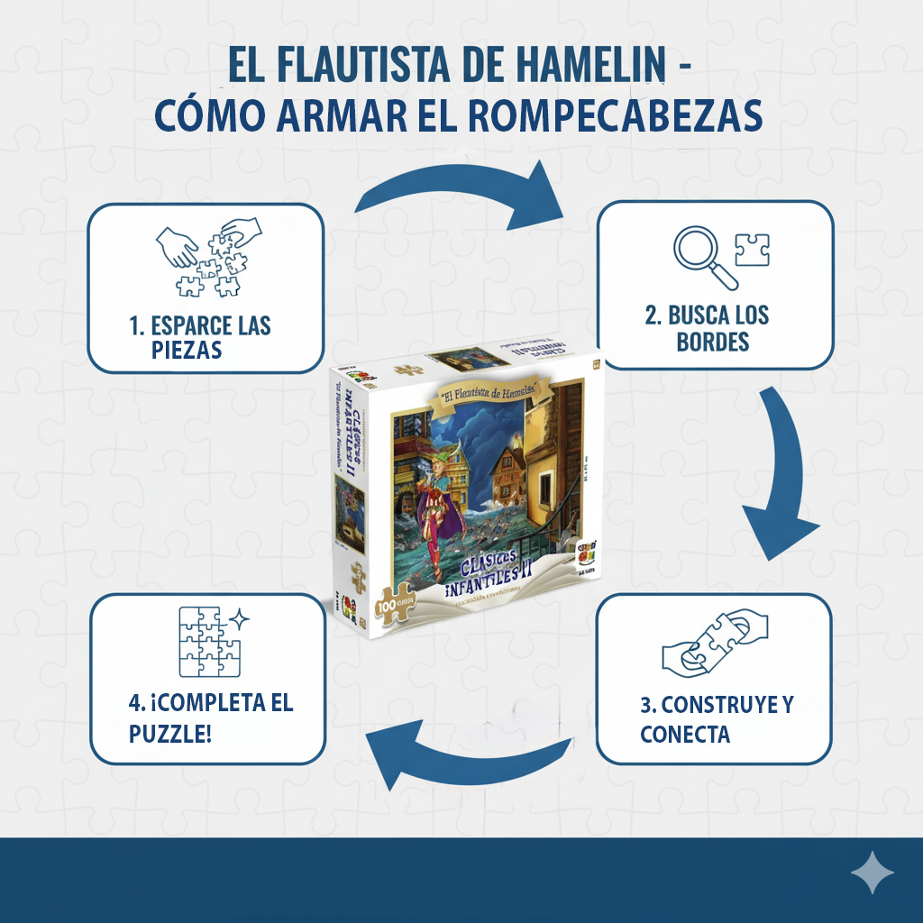 Rompecabezas El Flautista De Hamelin (100 Piezas) - Toyng-4