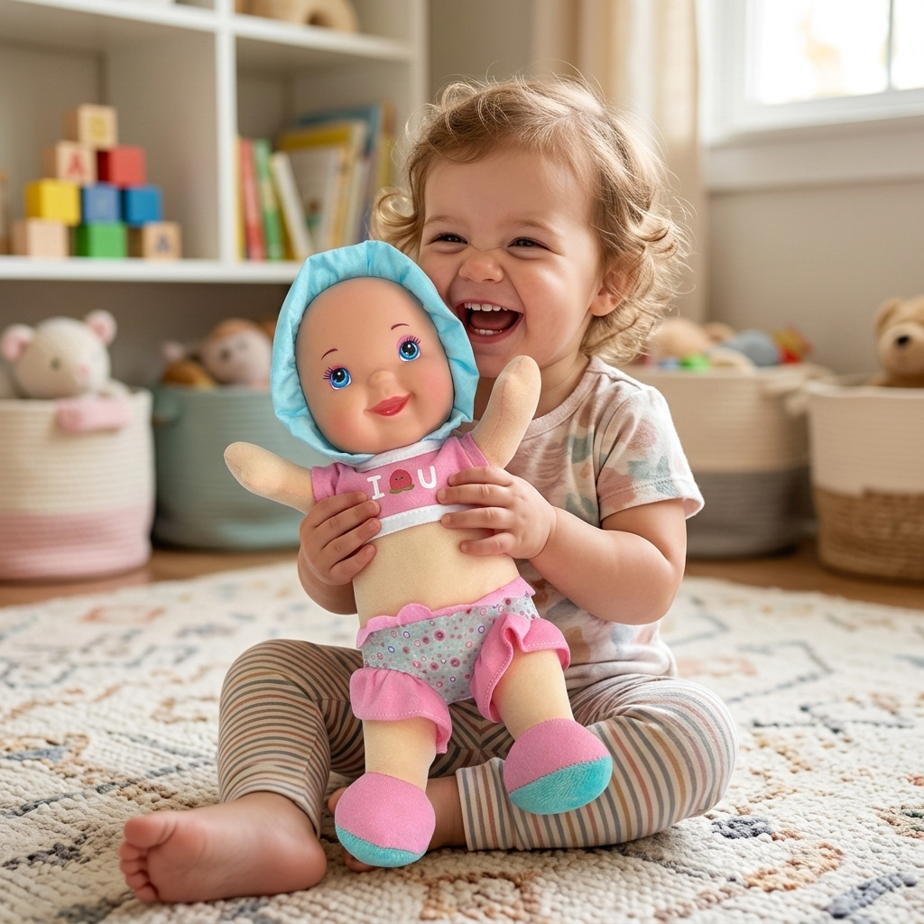 Juguete Muñeca Aprieta Mi Barriga y Me Rio - Toyng-5