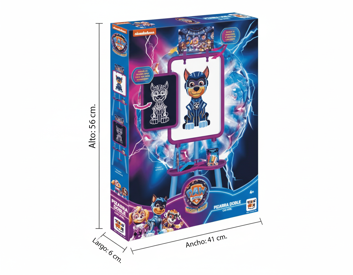 Juego Educativo Pizarra Doble Atril - Paw Patrol-3