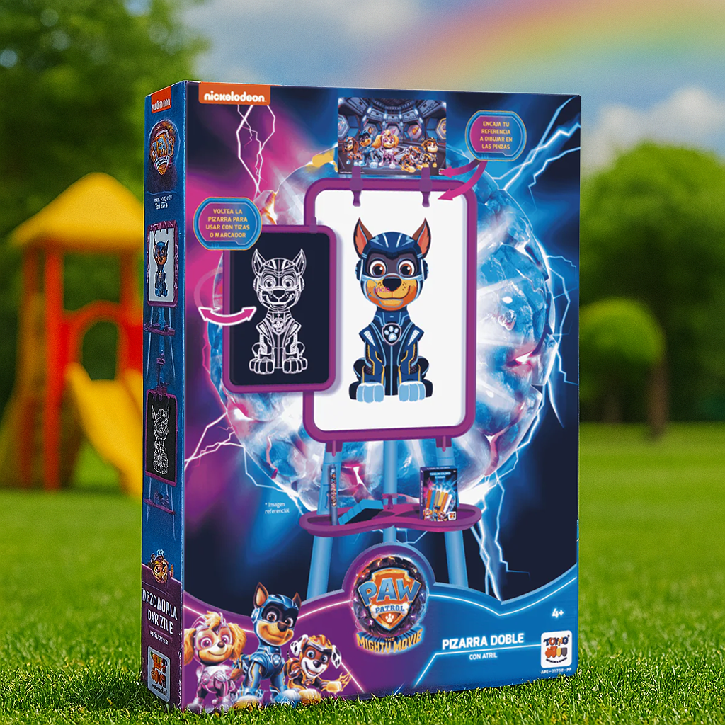 Juego Educativo Pizarra Doble Atril - Paw Patrol-4