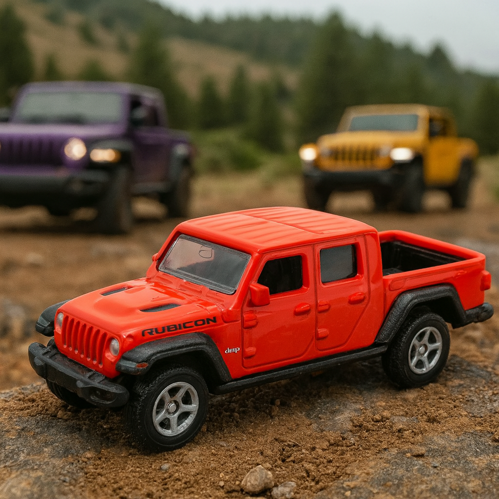 SUV Jeep Gladiator Escala 1:60 - Welly-4