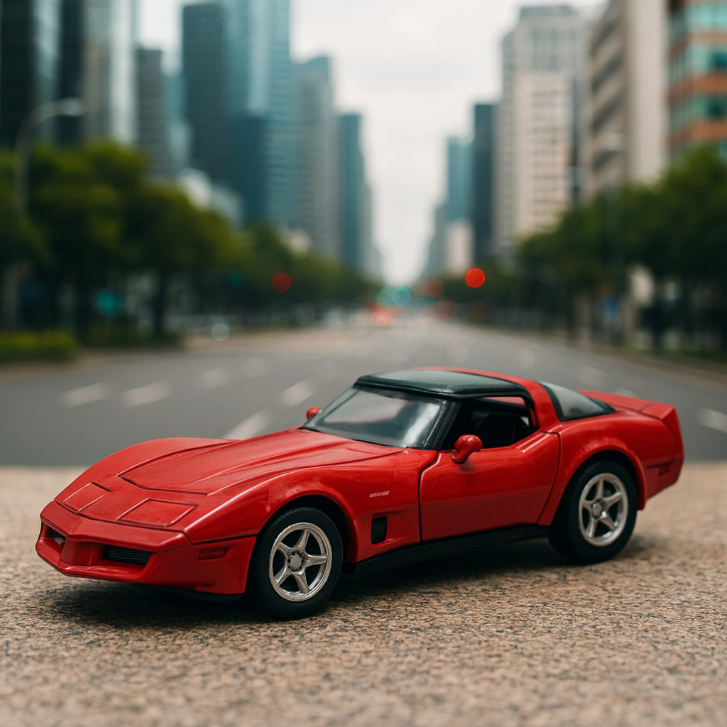 Auto Chevrolet Corvette - Welly Escala 1:60-2