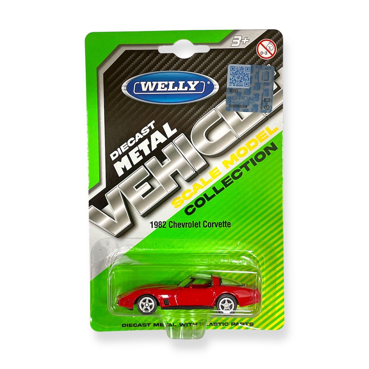 Auto Chevrolet Corvette Escala 1:60 - Welly-2