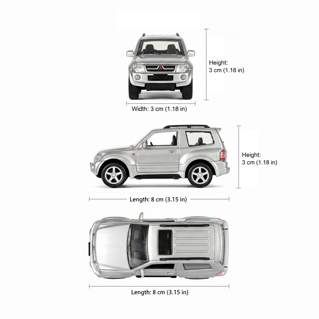 Auto Mitsubishi Montero Escala 1:60 - Welly-3