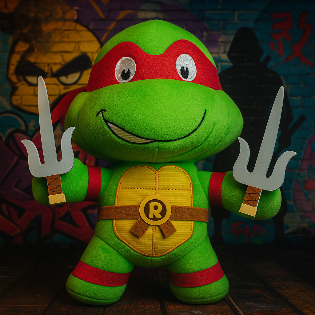 Peluche Tortugas Ninjas Rafael - Las Tortugas Ninjas-0