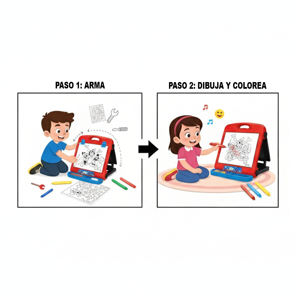 Juego Educativo Pizarra Portatil - Mickey-4