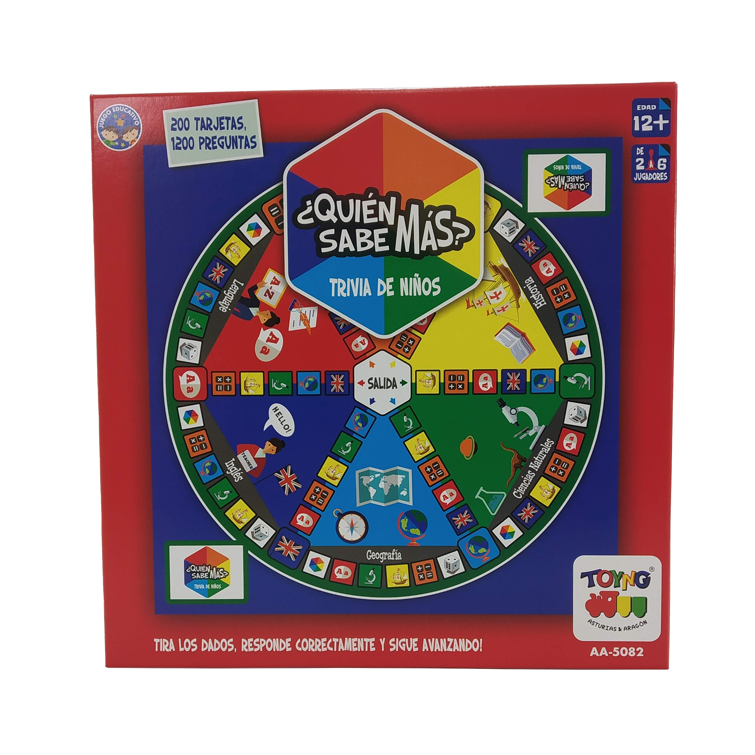 Juego de Mesa Trivia Quien Sabe Mas - Toyng-4