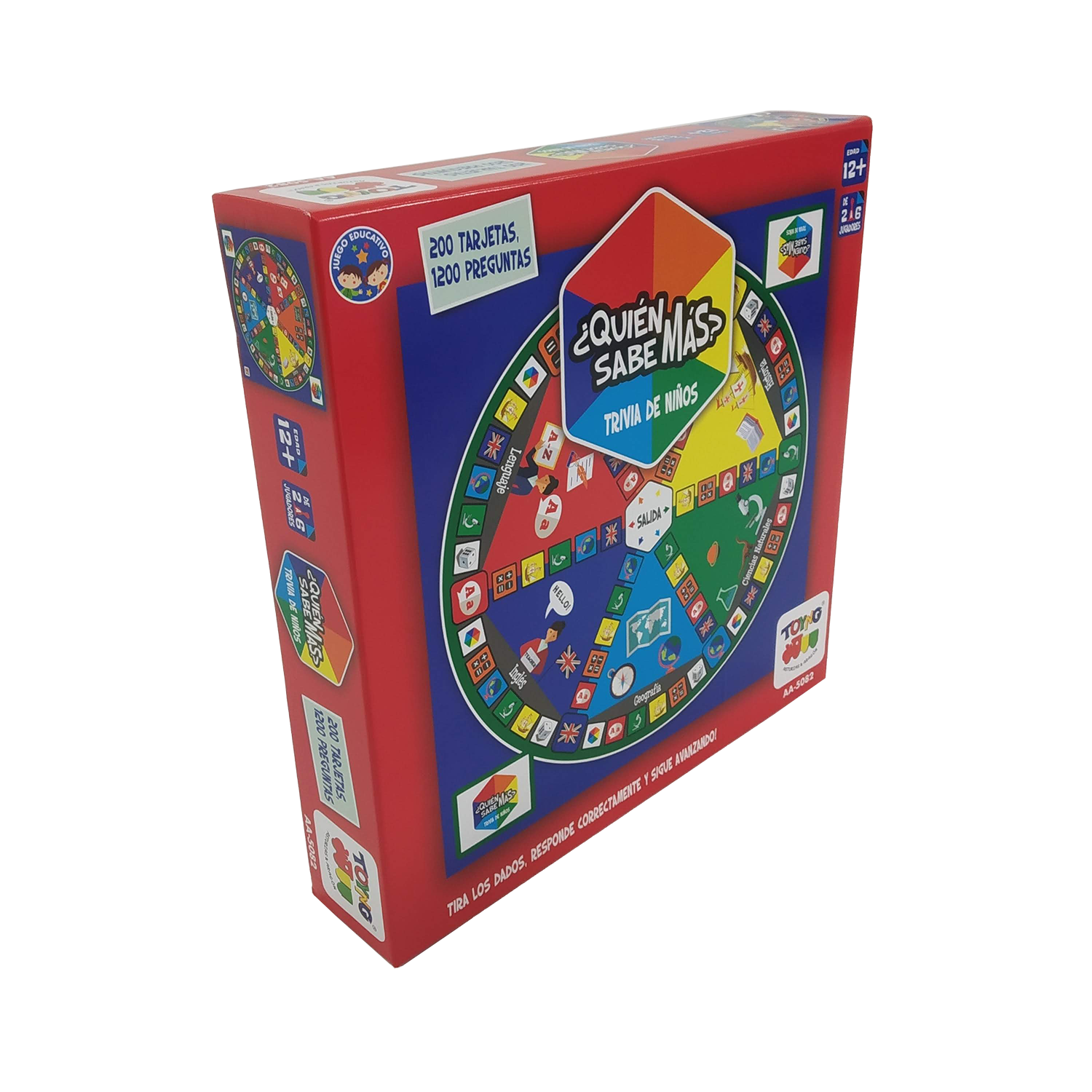 Juego de Mesa Trivia Quien Sabe Mas - Toyng-5