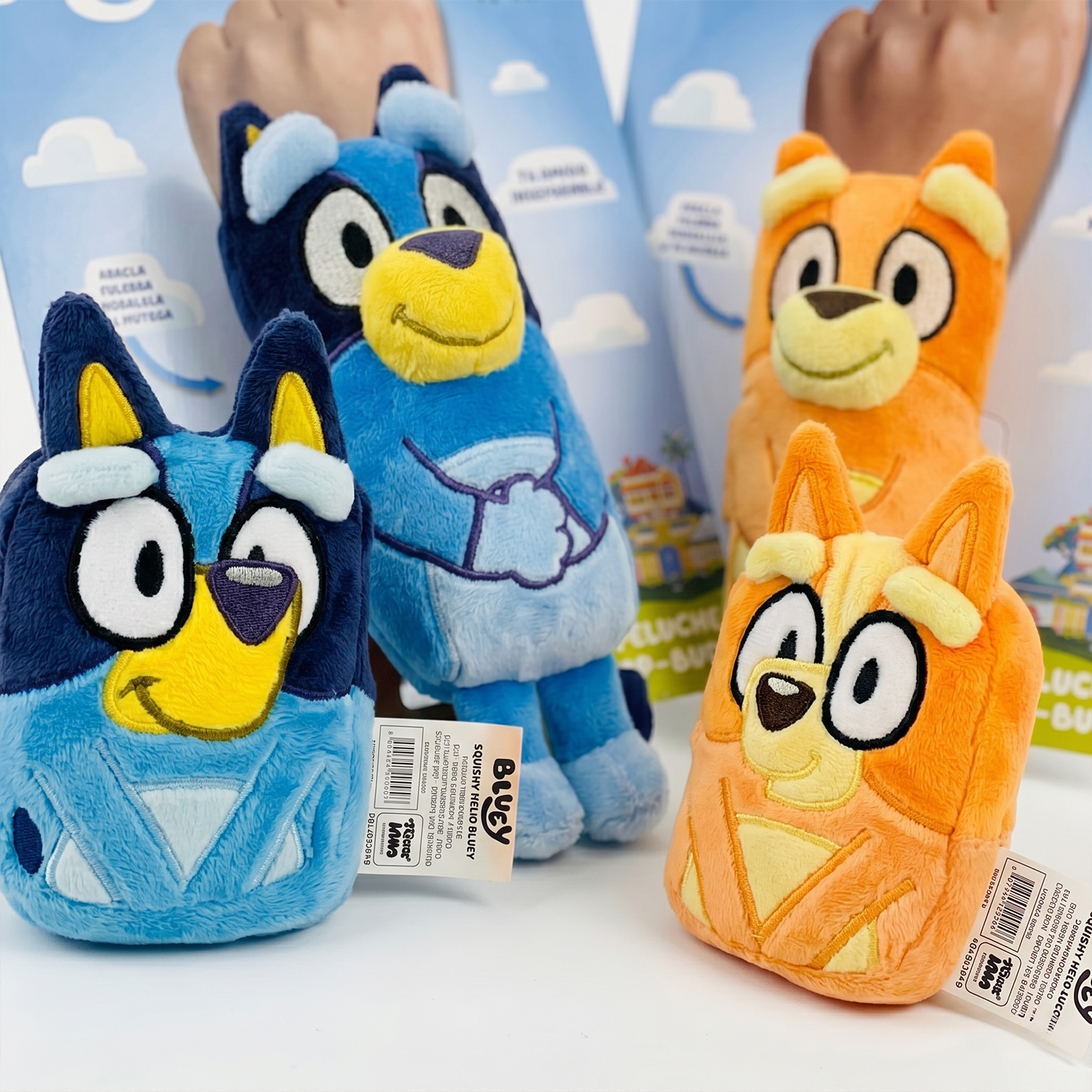 Pack Peluches Bluey y Bingo x4 Unidades-4