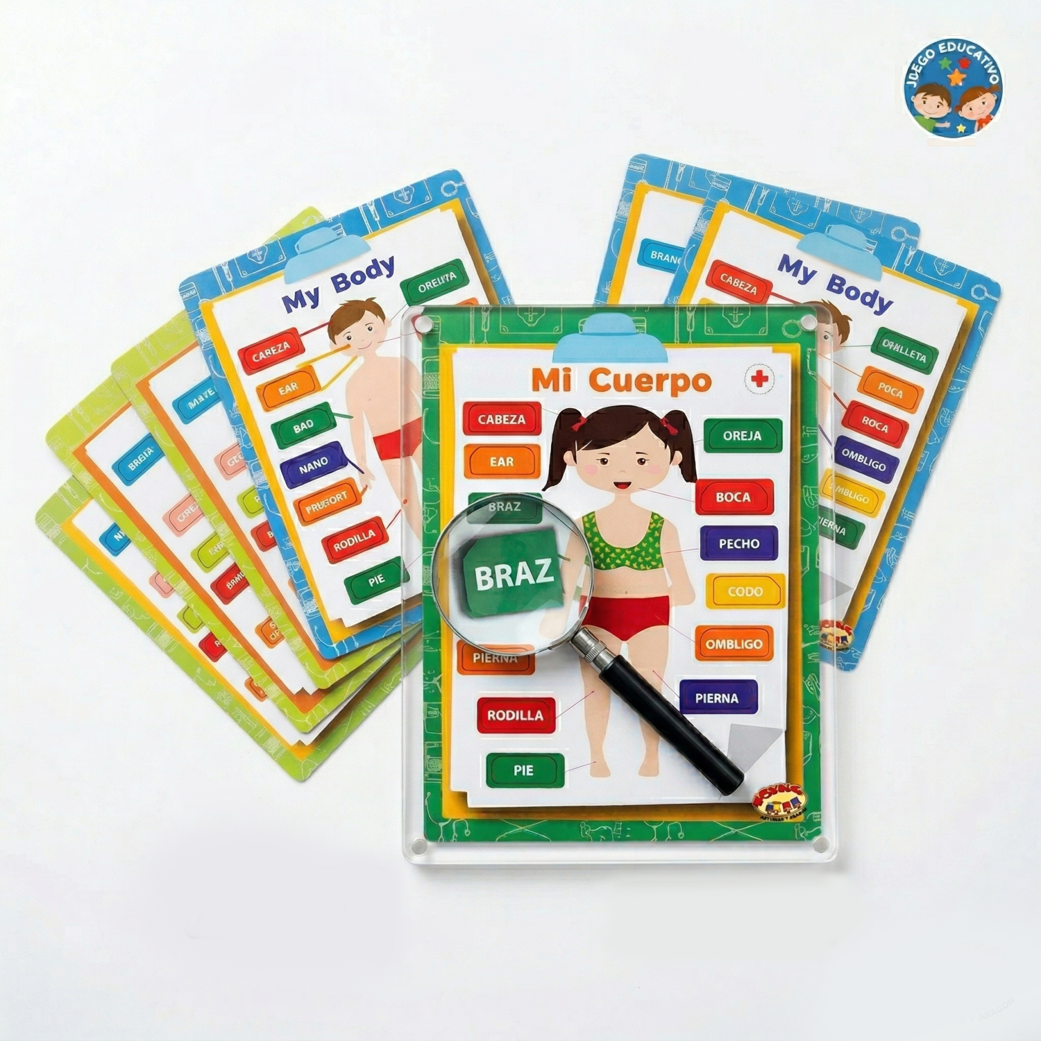Juego Educativo Cuerpo Humano - Toyng-2