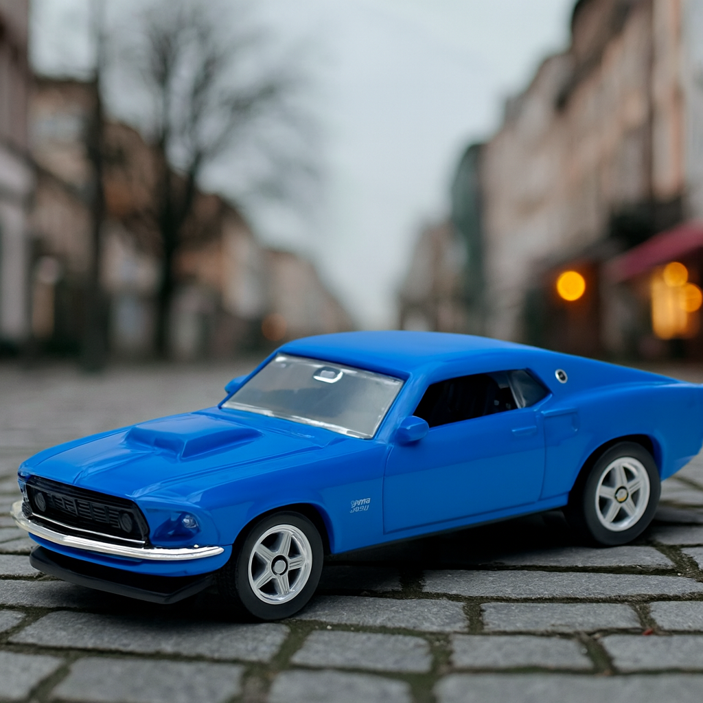 Auto Ford Mustang Boss 429 1969 - Welly Escala 1:60-2