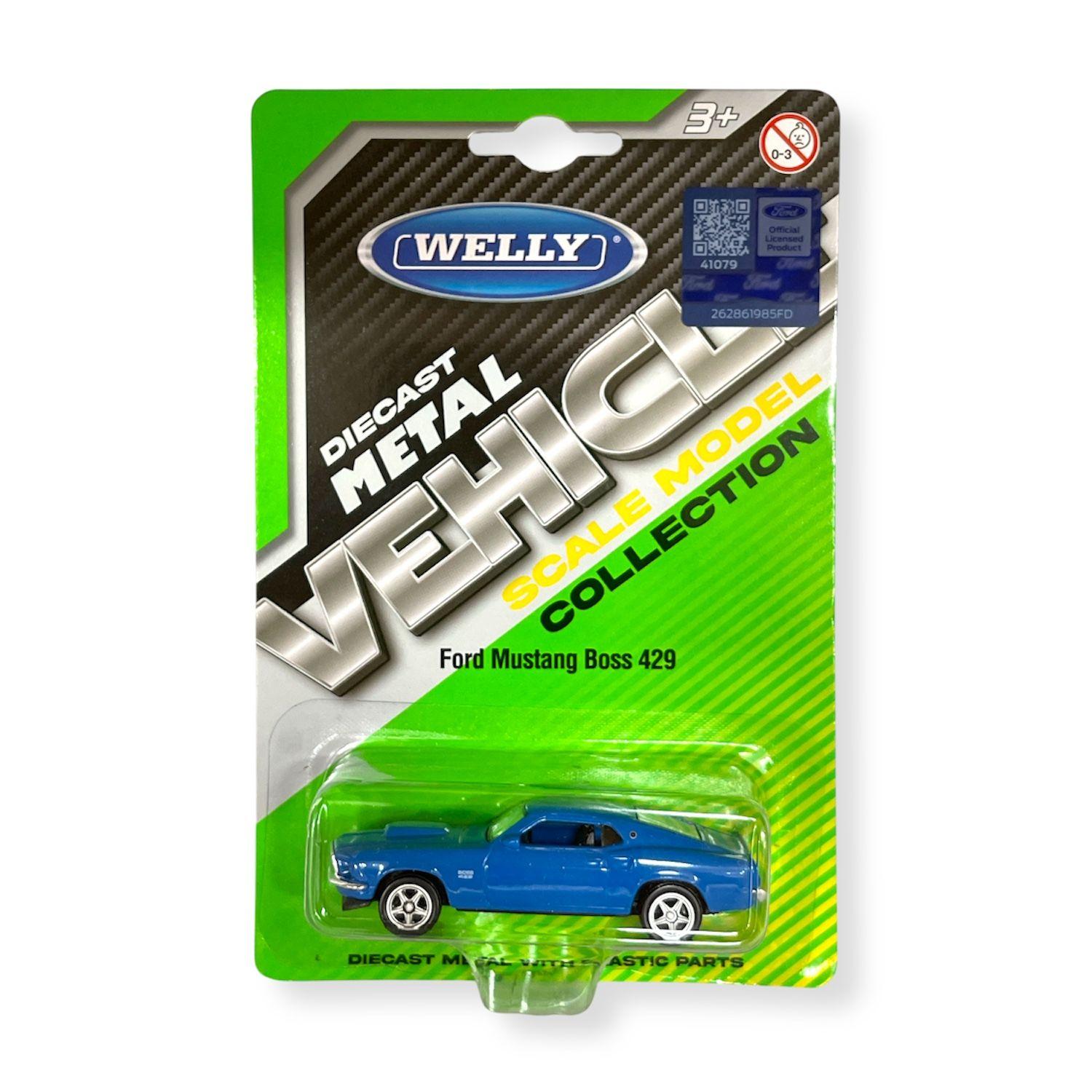 Auto Ford Mustang Boss 429 1969 Escala 1:60 - Welly-2