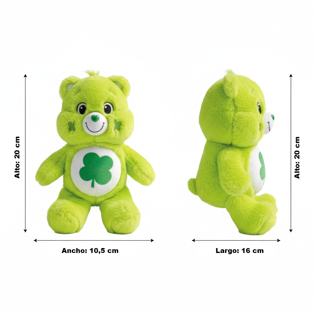 Peluche Revoltosito Verde 20 Cm - Ositos Cariñositos-3