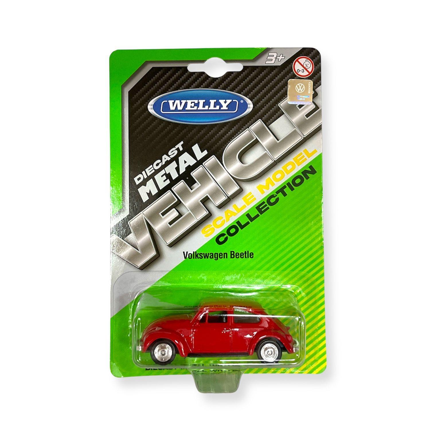Auto Volkswagen Beetle Escala 1:60 - Welly-2