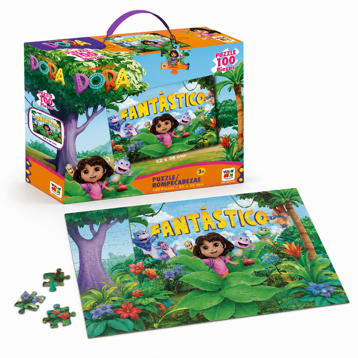 Puzzle Rompecabezas  (100 Piezas) - Dora La Exploradora-0