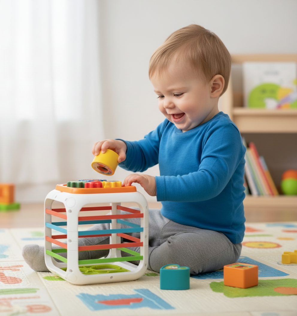 Juguete Cubo Didactico Sensorial - Toyng-5