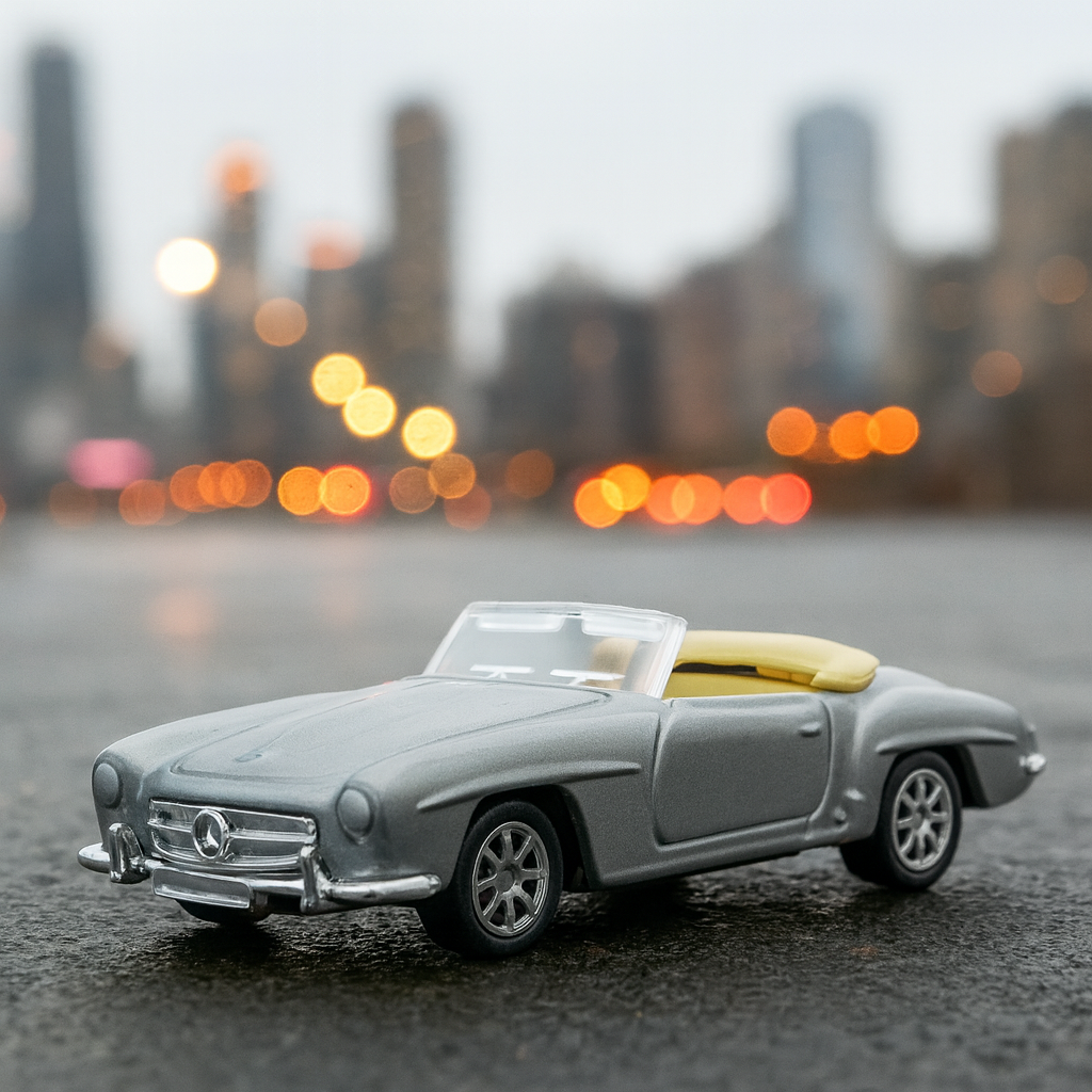 Auto Mercedes-Benz 190 Sl - Welly Escala 1:60-2