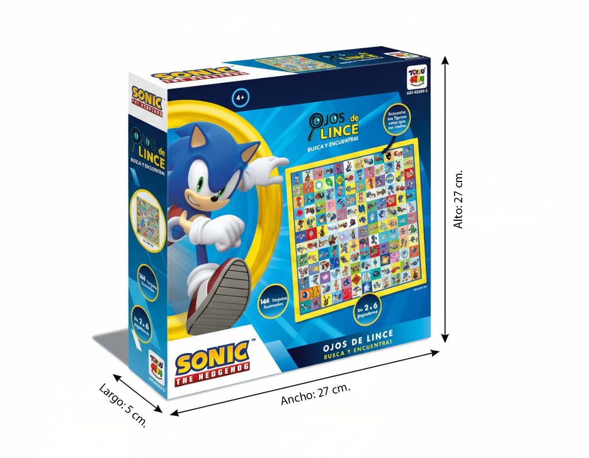 Juego de Mesa Ojos De Lince - Sonic-3