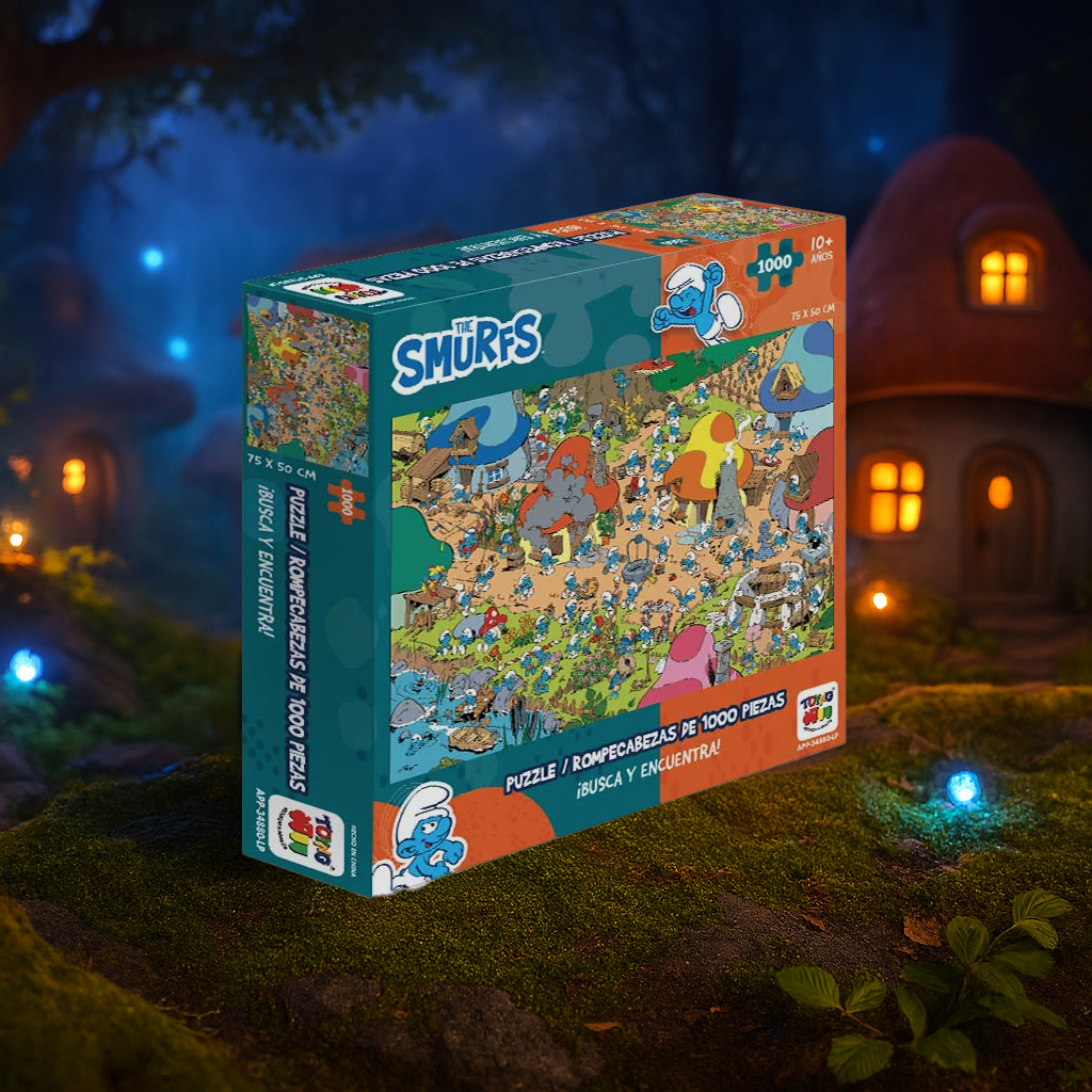 Puzzle 1000 Piezas - Los Pitufos-5