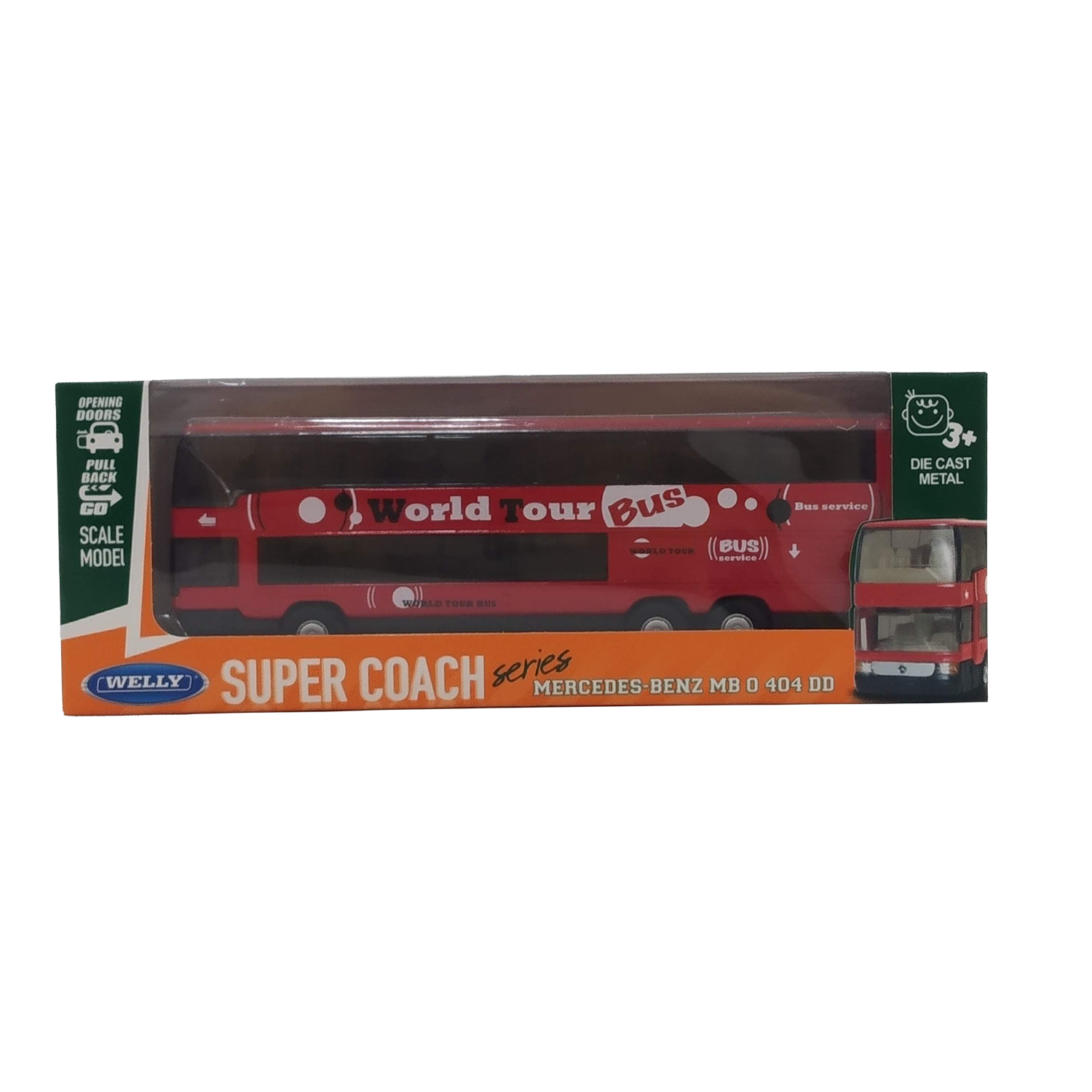 Bus Mercedes Benz Mb 0 404 Dd 1:64 - Welly-0