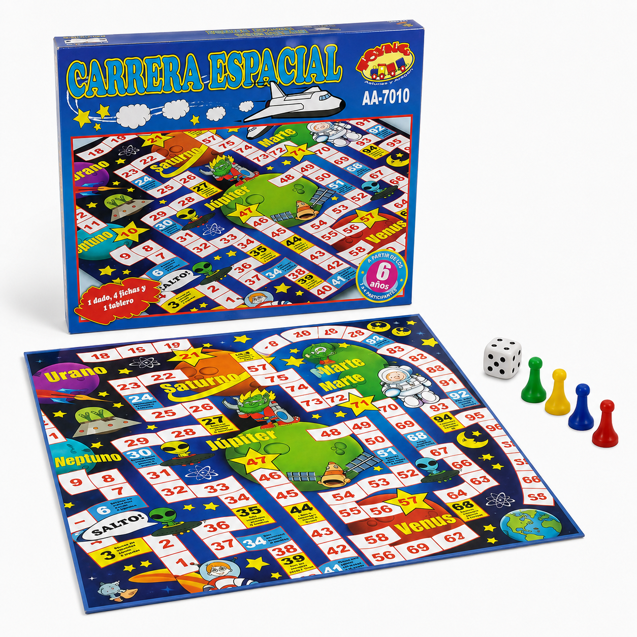 Juego de Mesa Carrera Espacial - Toyng-0
