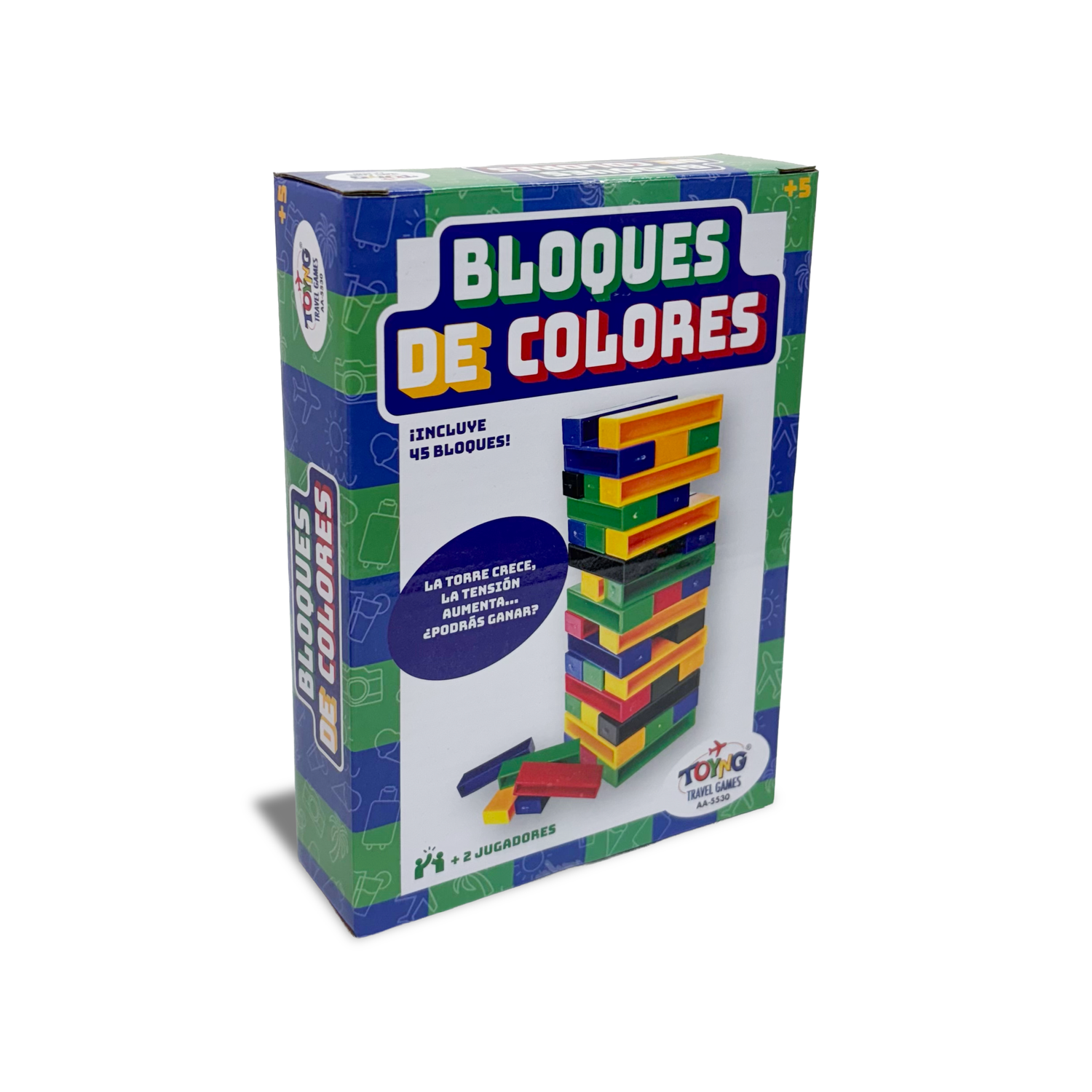 Juego de Mesa Travel Game Bloques de Colores – Toyng-2