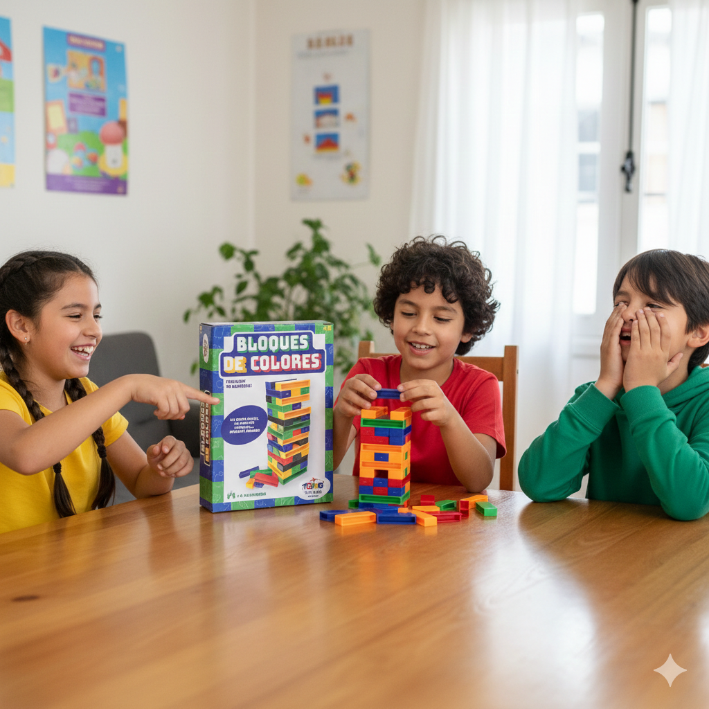 Juego de Mesa Travel Game Bloques de Colores – Toyng-6