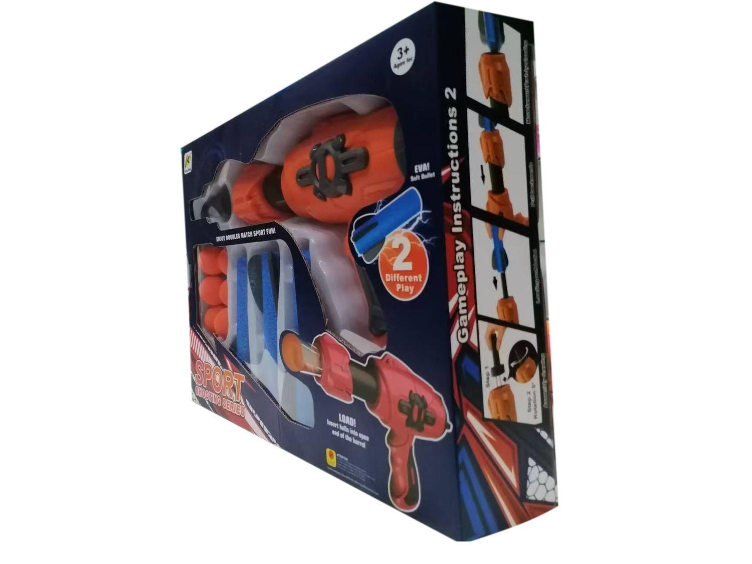 Juguete Set Pistola, 6 Pelotas Y 3 Lanzadores - Toyng-2