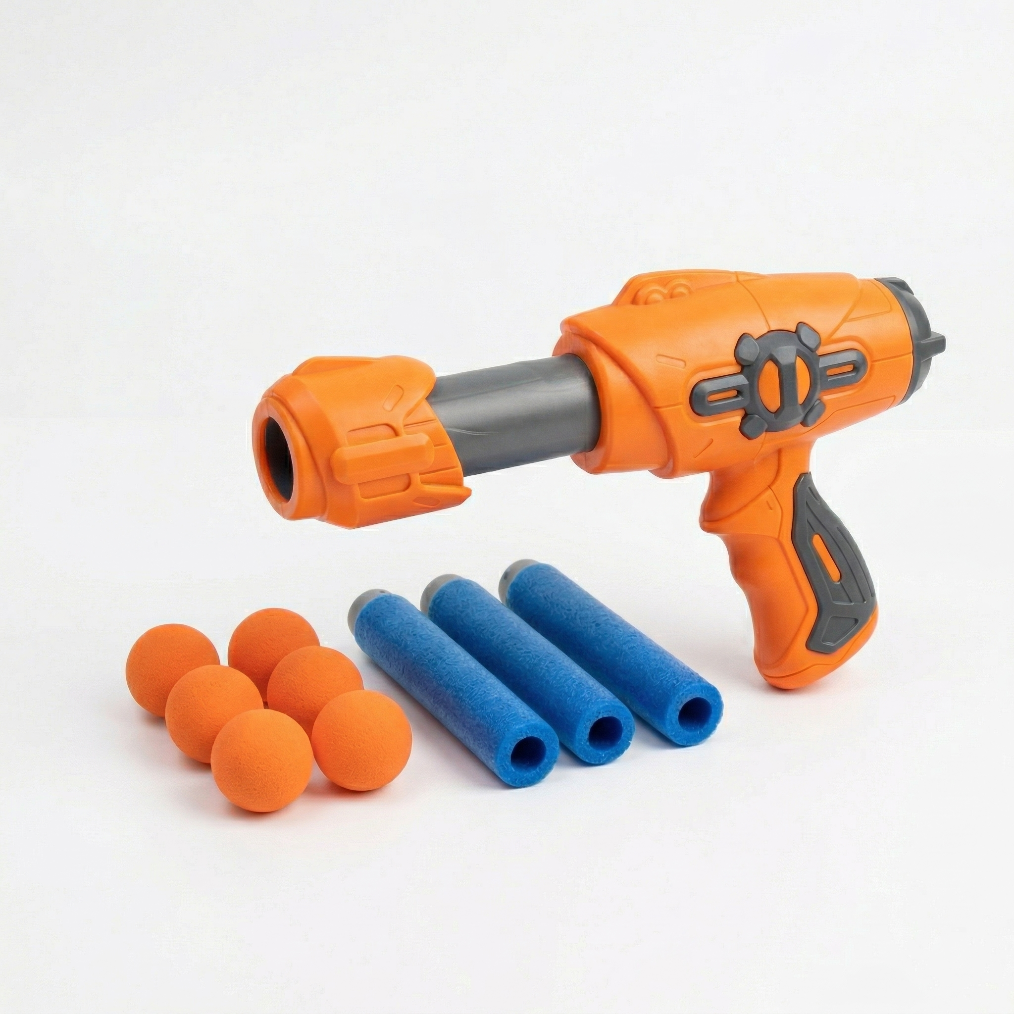 Juguete Set Pistola, 6 Pelotas Y 3 Lanzadores - Toyng-3