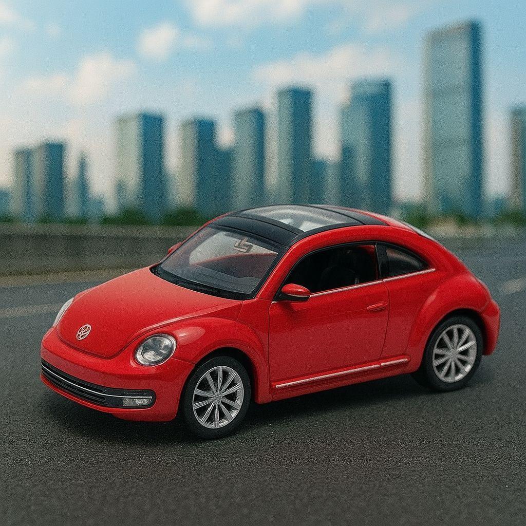 Auto Volkswagen The Beetle Escala 1:43 - Welly-5