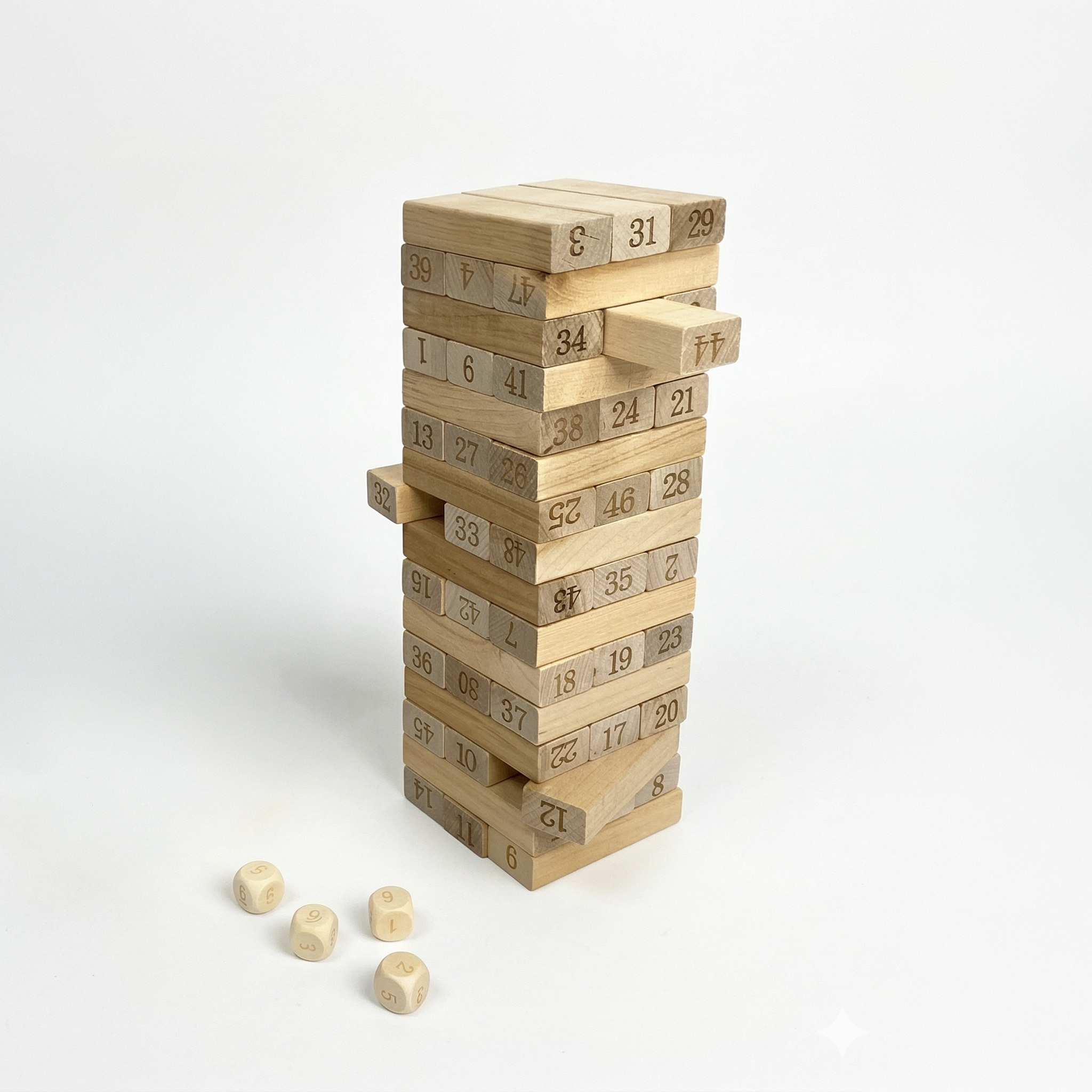 Juego de Mesa Torre 54 Piezas Natural - Toyng-4