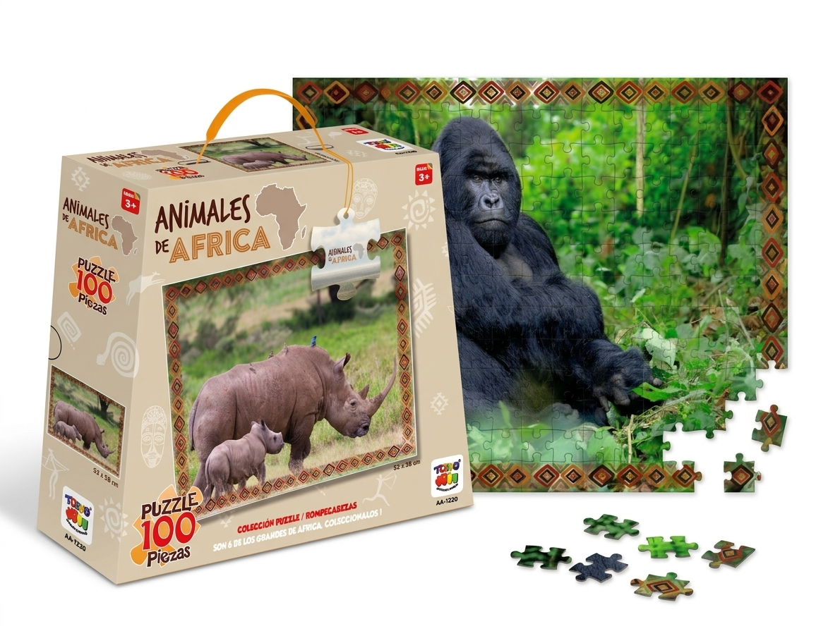 Puzzle Gorila (100 Piezas) - Toyng-0