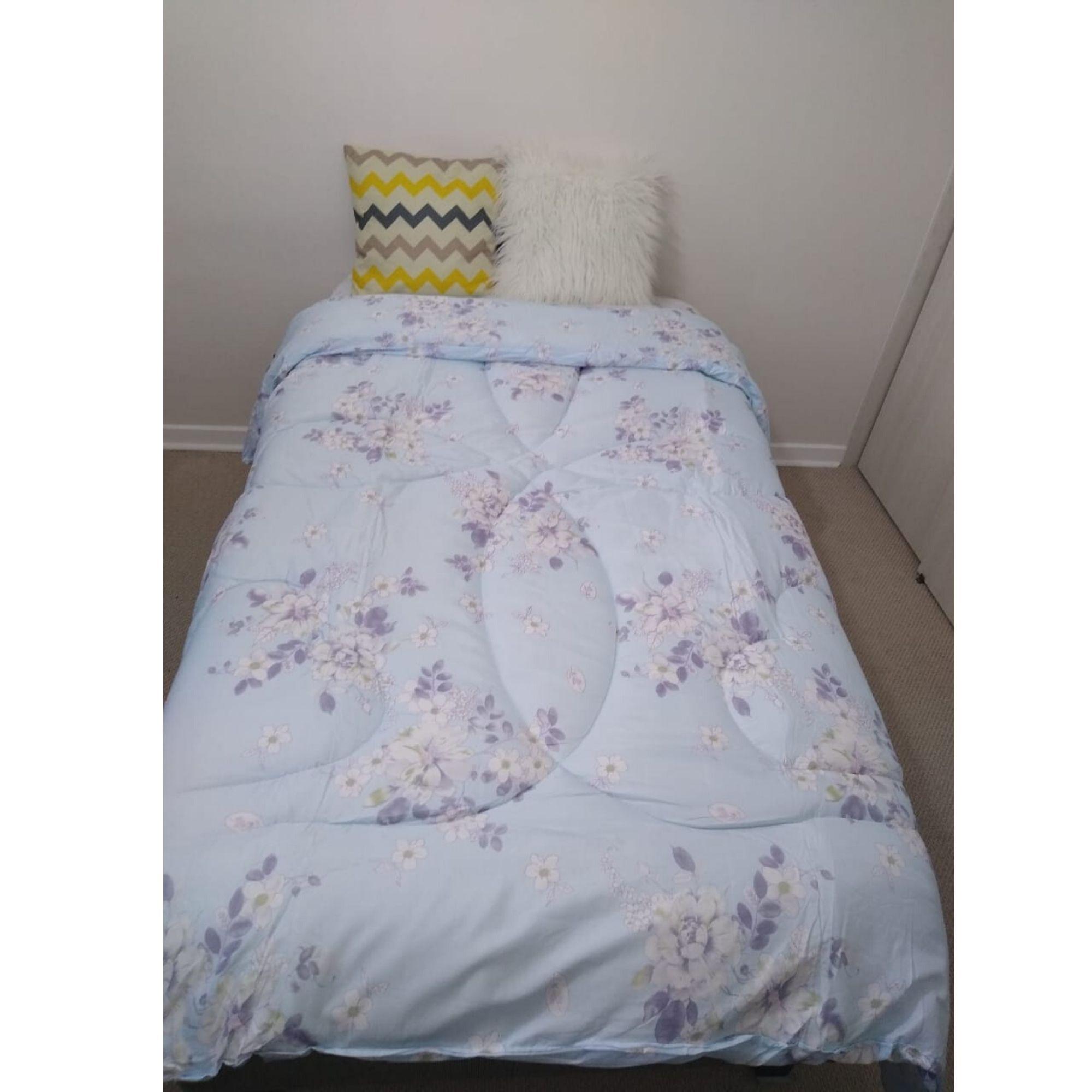 Plumon estampado1.5P microfibra 2.5Kg Floral-1