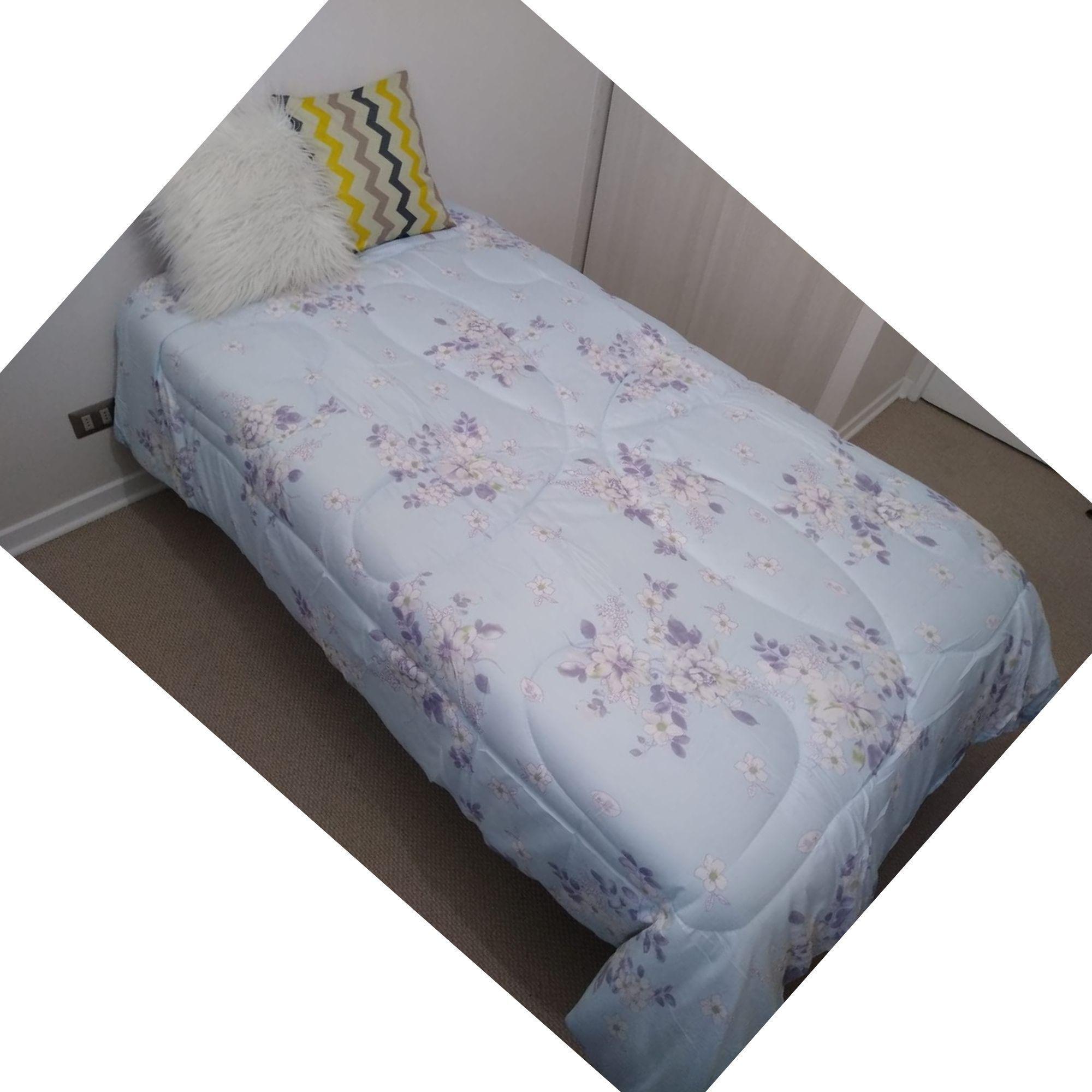 Plumon estampado1.5P microfibra 2.5Kg Floral-4