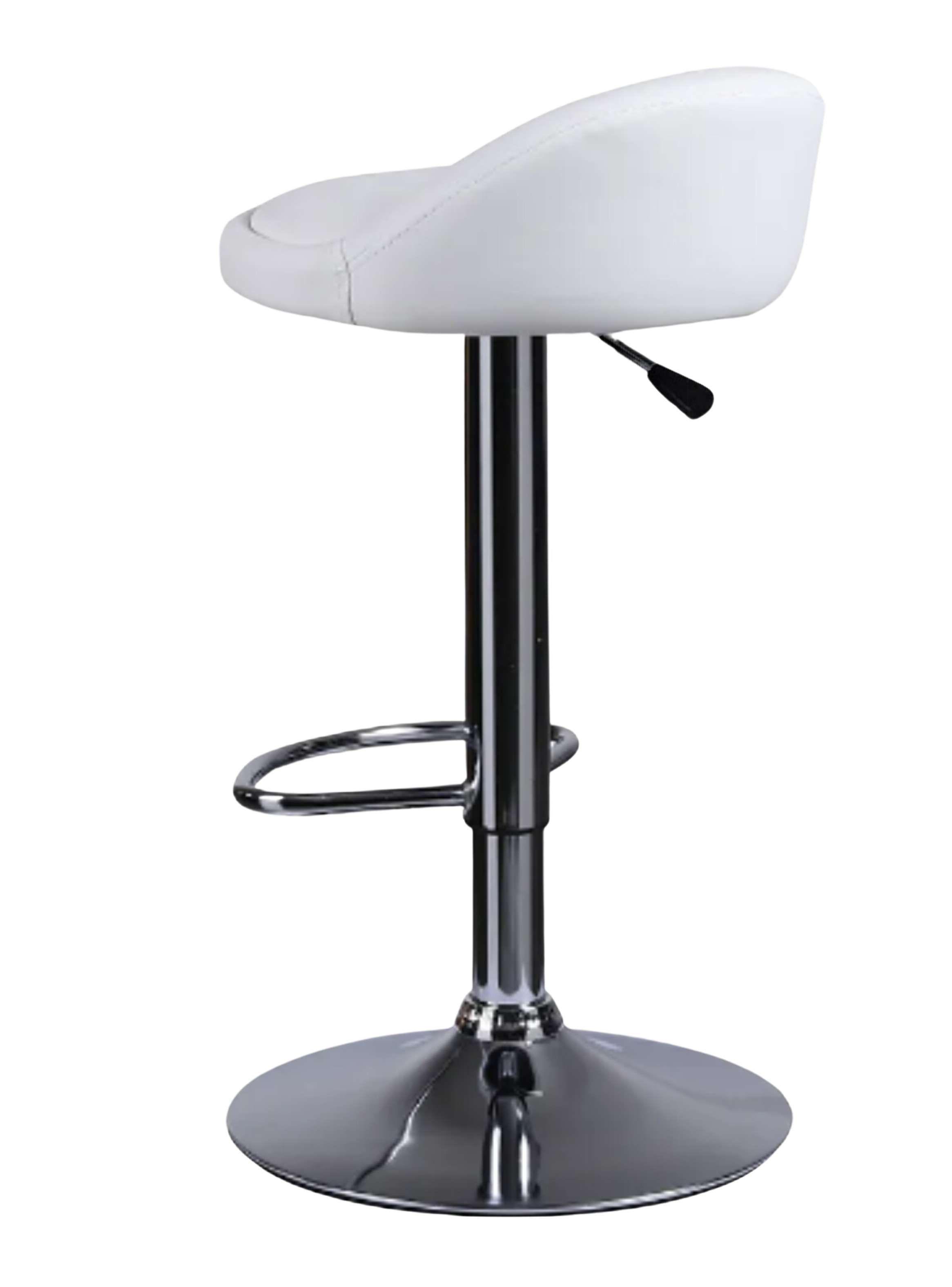 Piso Bar taburete PARIS Blanco Crudo PACK X2-4