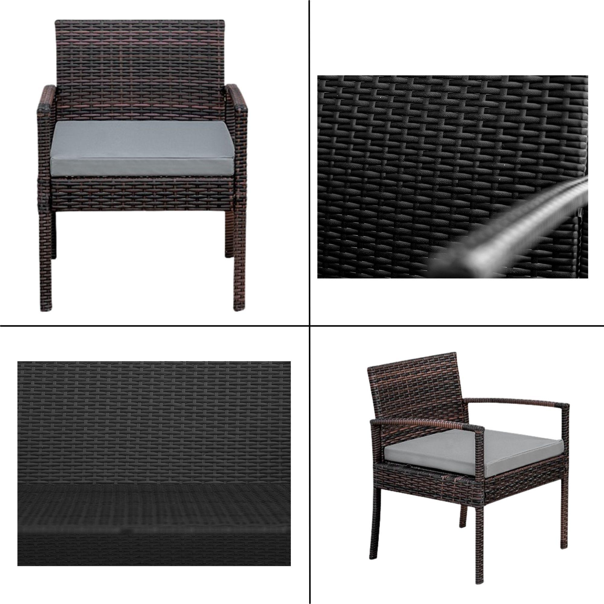 Juego de living Terraza Hawai Gris 6 Personas -5