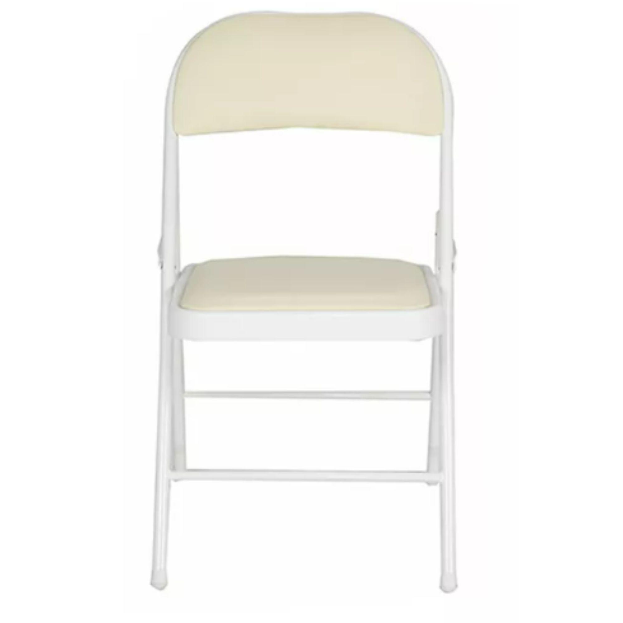 Silla Plegable Windsor Marfil para reuniones y eventos PACK X6 -6