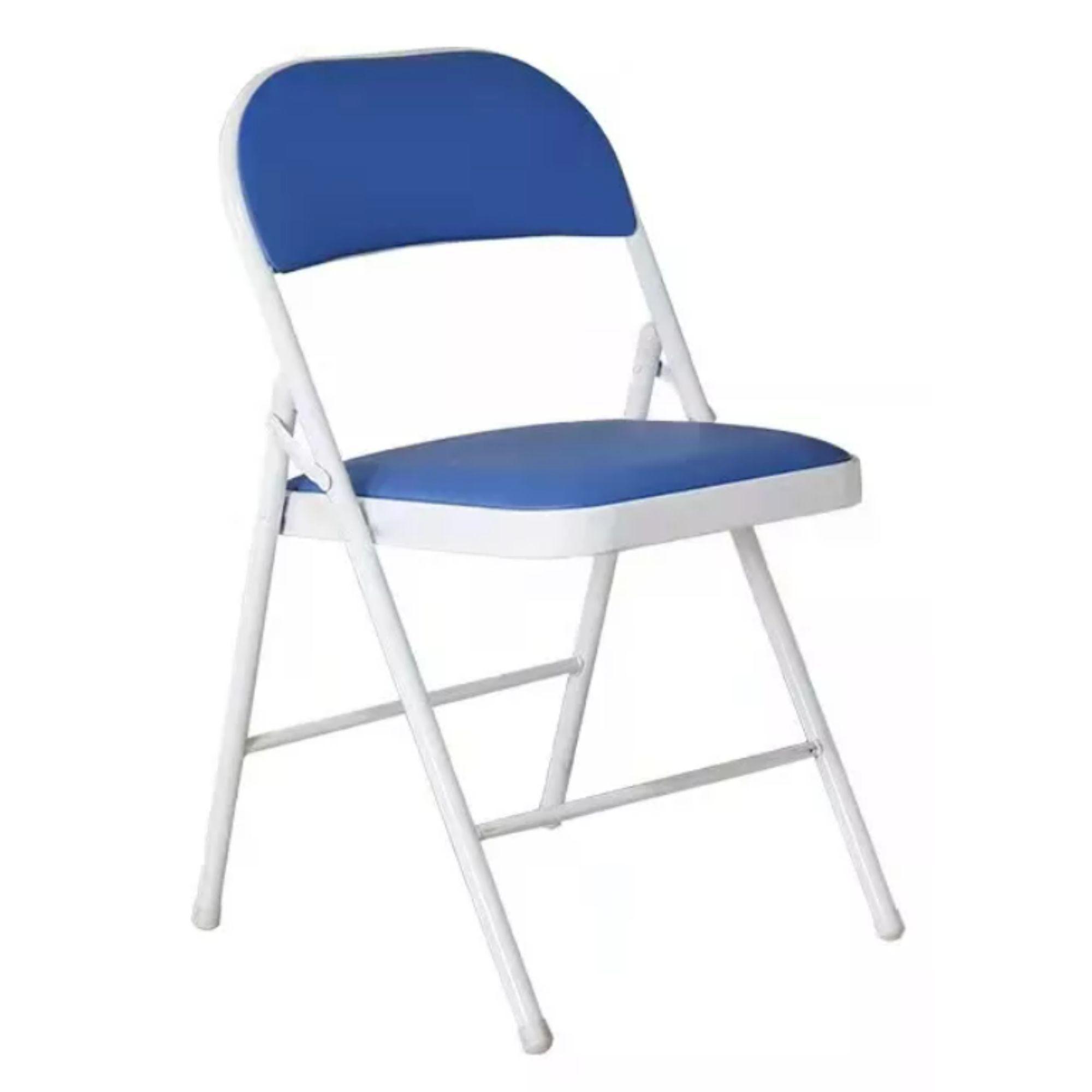 Silla Plegable Windsor Azul para reuniones y eventos PACK X6 -1