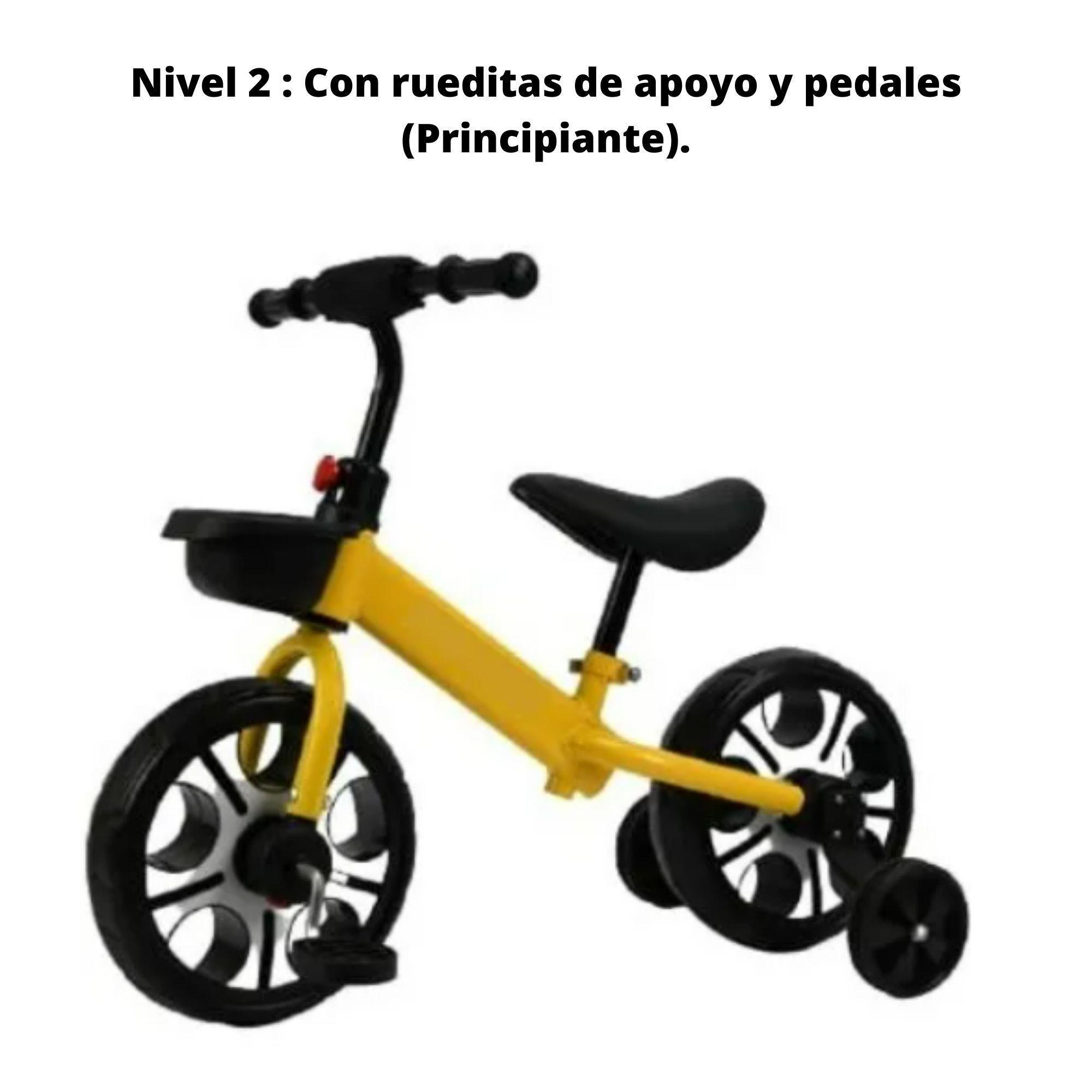 Bicicleta de Equilibrio 3 En 1  niñ@s 18 a 36 meses Aro 10-2